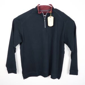 Tommy Bahama Men’s Sweater 3/4 Zip Sz XL
